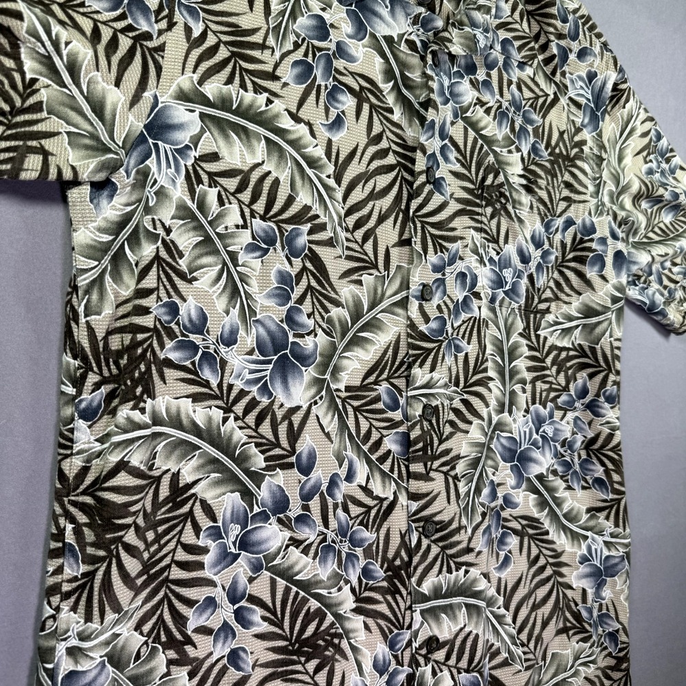 Consensus‎ Hawaiian Shirt Men M Floral Short Sleeve Rayon Aloha Surf Tiki Beach - Picture 7 of 10